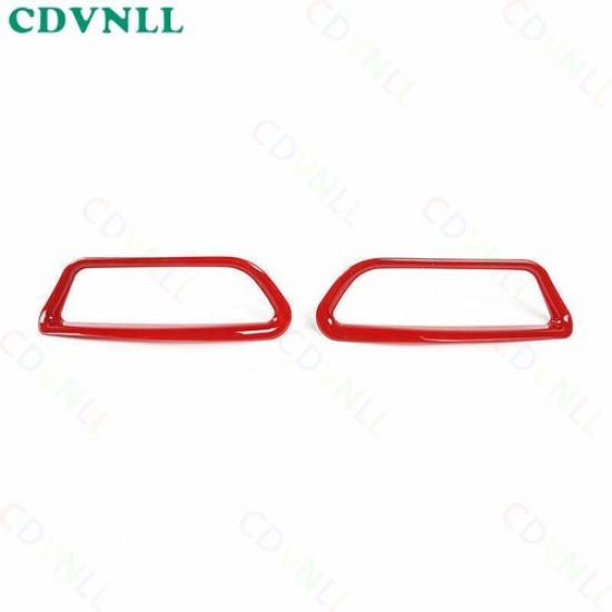 For Jeep Cherokee - Bright Red Car Rear Fog light Decor Frame Trim 2PCS