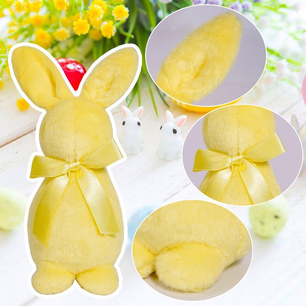 Cute Easter Bunny Doll Ornaments Handmade Happy Easter Decoration Home Living Room Decor