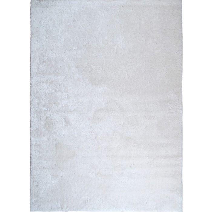 Plain White Soft Rug 120x160