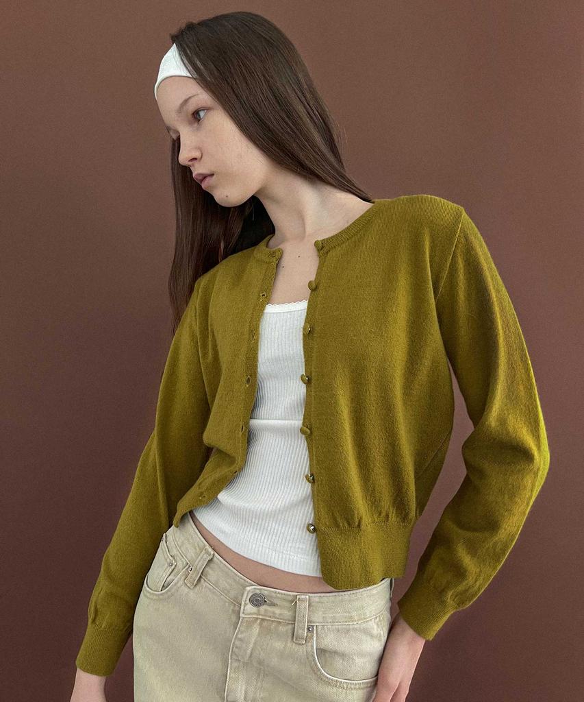 Studio Salt Benny Knit Cardigan_Olive