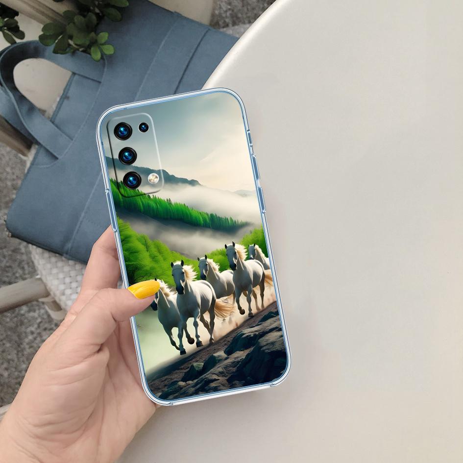 CJ53 Fine Horse Case for Motorola Moto G10 G20 G30 G31 G32 G34 G35 G41 G42 G50 G51 G52 G55 G60 G60S G62 G71 G72 G75