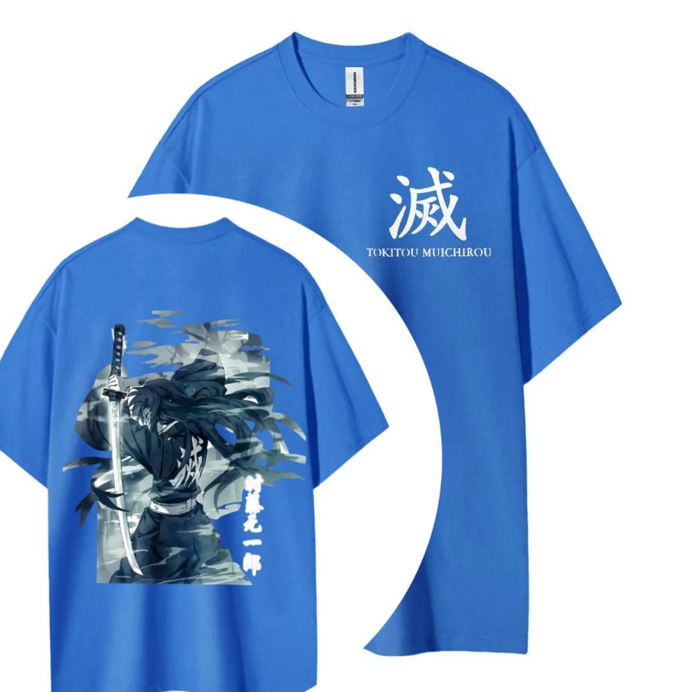 Kimetsu no Yaiba Japońskie Gorącokrwiste Anime Klasyczne Postacie Sportowe Codzienne Krótkie Rękawy Wygodne Połowy Rękawy Popularne Zabójca