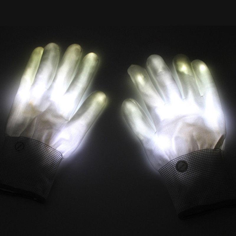 Halloween LED Flashing Gloves for Night Parties