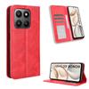 For Honor 400 Smart Leather Case Wallet Stand Retro Texture Phone Cover