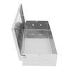 Smoker Box Professional Rectangular Add Smokey BBQ Flavor Stainless Steel Smoker Box for Barbecue Grilling Accessories