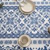 New Chinese Wind Blue and White Porcelain Tablecloth Decoration Dustproof and Heat Insulation Household Dining Table Cloth Coffee Table Tablecloth