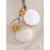 Yhpup Ocean Style Starfish Shell Big Drop Dangle Earrings for Women Stainless Steel Summer Beach Holiday Daily Jewelry 2025