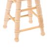 1/12 Dollhouse Miniature Wooden Stool Simulation Chair Furniture Toy Decoration