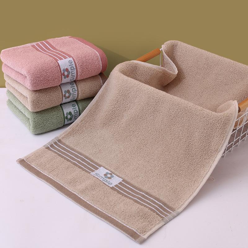 Soft, Thick Pure Cotton Face Towels - Absorbent and Gentle for Adults