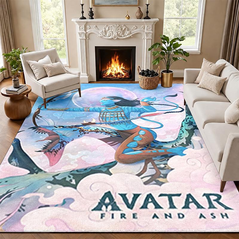 Avatar Carpet Door Mat for Living Room or Bedroom Protective Mat Under Chair Office Decoration Christmas Gift Birthday Present