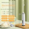 Digital Display Electric Milk Frother Wireless Milk Foam Maker Manual Cream Blender  Baking