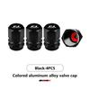 Car Logo Tire Valve Stem Caps Aluminum Alloy Wheel Dustproof Valve Stem Cover For Toyota FJ Cruiser 2006 2007 2012 2014 2016
