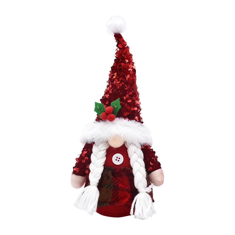 Cross-Border Rudolph Gnome Christmas Plush Toy - Holiday Ornament