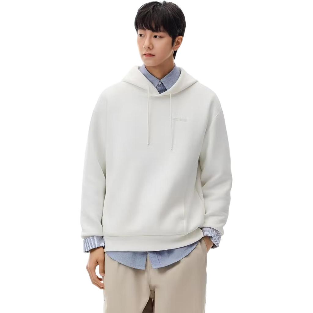 Anta Comfortable Simple Loose Hooded Letter Versatile Casual Sweatshirt Men sweatshirt 152548710S-1