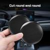 2Pcs Carbon Fiber Leather Car Coaster Water Cup Mat For BMW E38 E46 F15 E90 E92 E87 G20 G30 X1 Non-slip Pad Interior Accessories