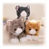 Snug and Soft Cat Plush Toy Realistic Stuffed Animal Design Home and Office Decoration for Kids and Cat Lovers