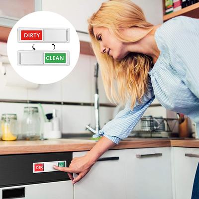 1 Stück Geschirrspülermagnet Clean Dirty Schild für Geschirrspüler oder Kühlschrank, Magnetischer Clean Dirty Geschirrspülermagnet Indikator Markierung