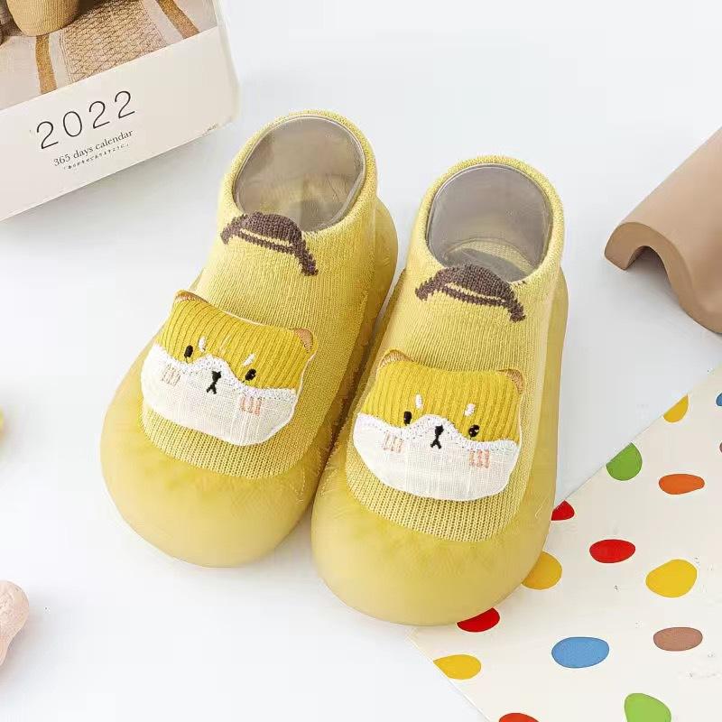 Infant Toddler Spring Summer Soft Sole Sock Shoes Cute Animals Unisex Baby Non-Slip Floor Socks Kids 0-3T Lightweight Prewalker