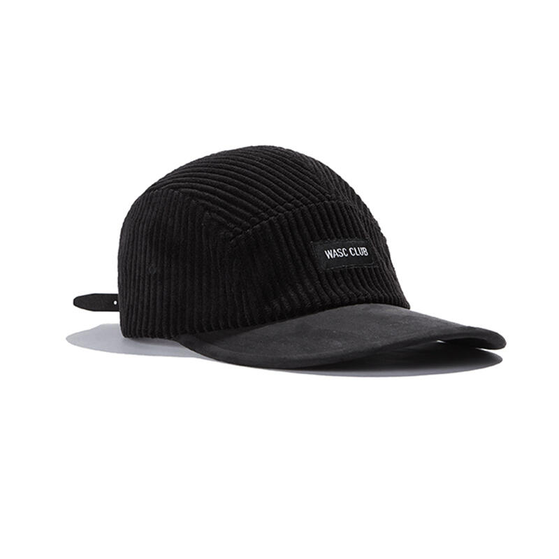 WASC CLUB Corduroy Logo Camp Cap C2 Black C2 Black