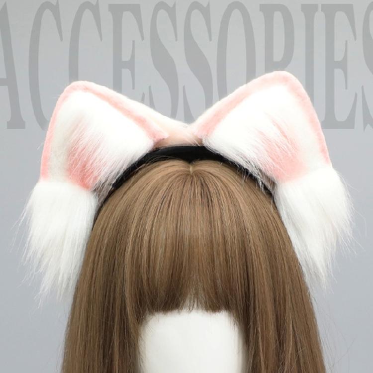 Süßes Mädchen Bewegliche Ohren Hasenohren Form Stirnband Ostern Cosplay Diademe Wiederaufladbar