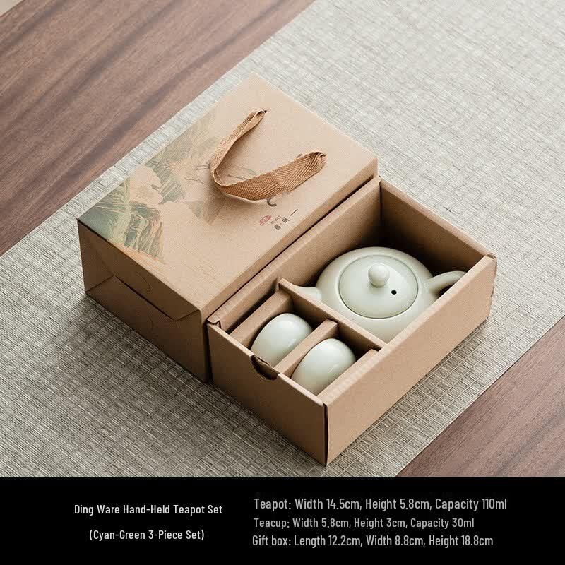 

Yiceng Celadon Small Fish Ceramic Tea Set