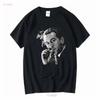 Goodfellas Robert De Niro Jimmy Conway Roken T-shirt vintage Gewassen Unisex Stijlvol Elastisch homme Casual