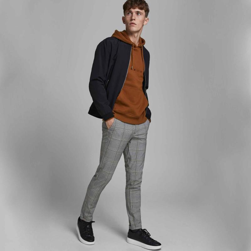 

Мужские модные классические брюки в клетку стрейч JACK & JONES