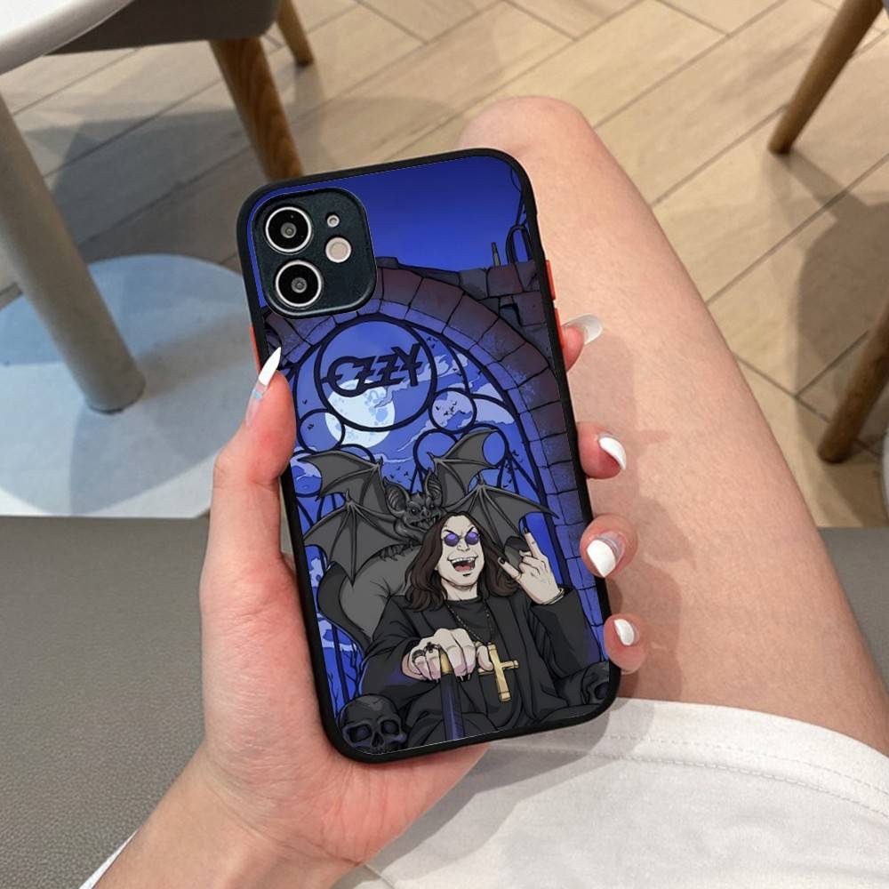 Singer O-Ozzy Osbourne Phone Case For IPhone 14 11 12 13 Mini Pro Max 8 7 Plus X XR XS MAX Translucent Matte Cover