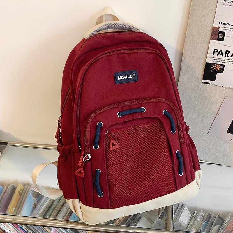 School bag for girls, junior high school students, middle school students, high-quality fashion men's models, college studentss