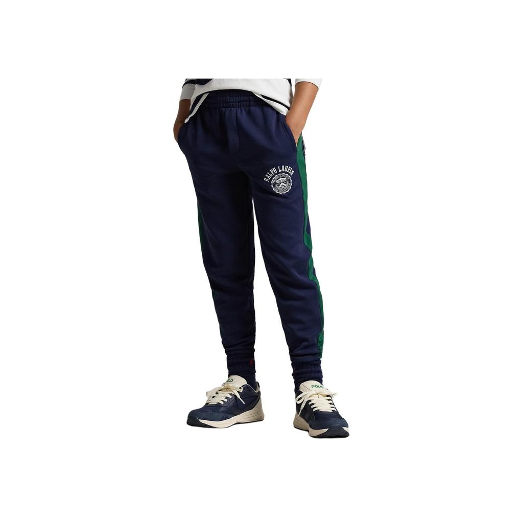 Polo Ralph Lauren Youth Knit Sweatpants Double-Sided Knit Elastic Waist Striped Side Pockets Kids Bottoms CWPOPNTYBQ20218-300