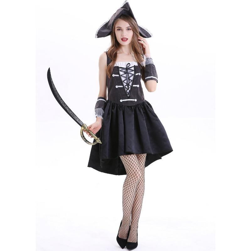 

Хэллоуин Пиратский Костюм Косплей Робин Гуд Капитан Циклоп Костюм для Пары Костюм для Сценического Выступления XL