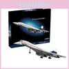 Building Concorde Airbus Blocks Air Plane Model Educational Toys Christmas Gifts