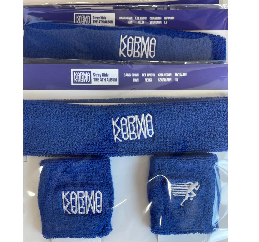 Stray Kids 2025 KARMA Headband & Sweatband Set – Official Popup MD