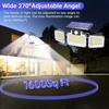 LED Solar Light Outdoor Solar Lamp with Motion Sensor 3 Modes LED Garden Light Waterproof Solar Power Spotlight Street Sunlight