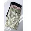 Spring and Autumn Women's Skirt High Waist Slim Pleated Skirt Fashion Versatile Half-body Skirt Draped Long Skirt