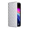 For TCL 503 Wallet Case Rhombus Imprinted Leather Phone Cover