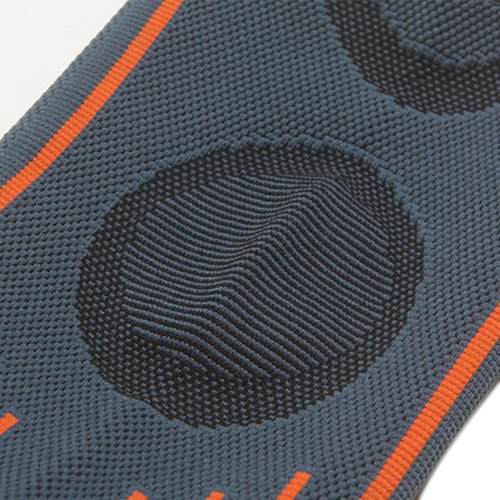 Elbow Brace Nylon Thickened Elastic Gray Orange Elbow Support for Outdoor Sports Basketball L