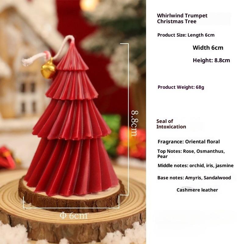 Christmas Fragrance Gifts, Christmas Tree Shaped Mini Aromatherapy Candles, Home Desktop Decoration Ornaments