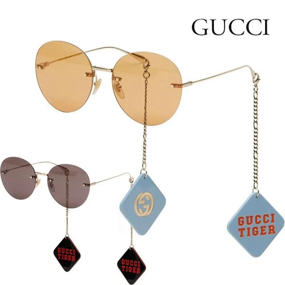 

Gucci Sunglasses GG1149S Chain-Detailed Fashion Round GG1149S-008
