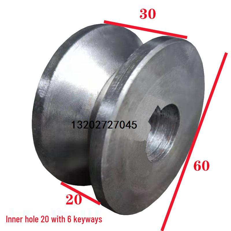 Electric Rail Cart Drive Wheel with Keyway - Internet Celebrity AGV Pulley Train Wheel
