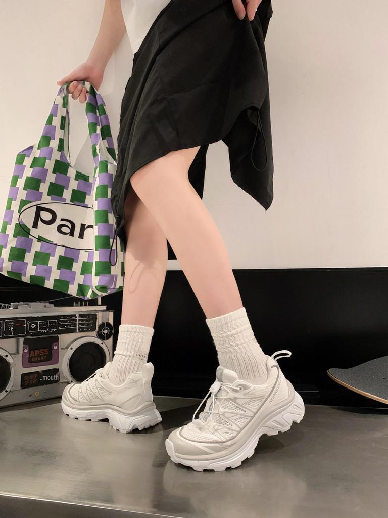 Women's 2025 Summer Mesh Dad Shoes with Thick Sole, Breathable Design, Height-Boosting, and Slimming Effect for a Casual Sporty Look