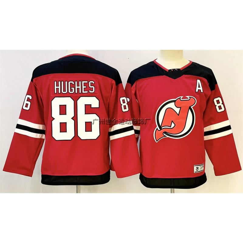 Kids Ice Hockey Jersey Toronto Maple Leafs Minnesota Edmonton Oilers Utah Team Uniform Boys