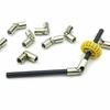 MOC Technical Building Blocks Part High-Tech Metal lastic Universal Joint 61903 9244 Axis Connector DIY Toys Compatible Brick