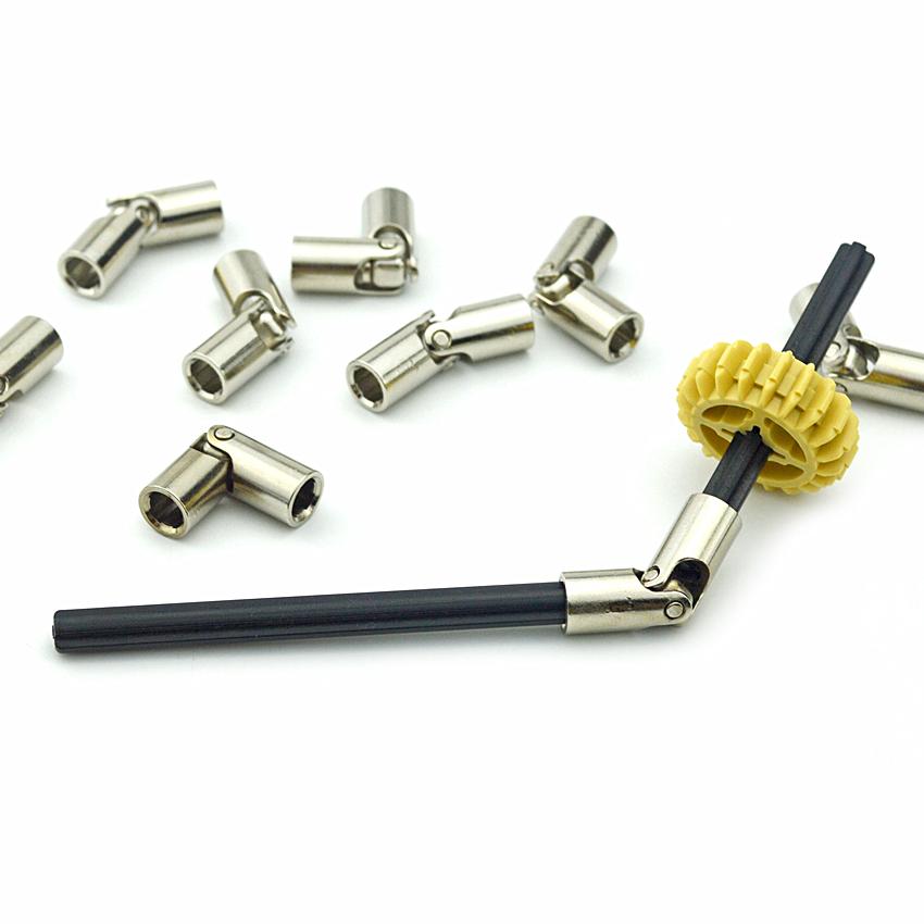MOC Technical Building Blocks Part High-Tech Metal lastic Universal Joint 61903 9244 Axis Connector DIY Toys Compatible Brick