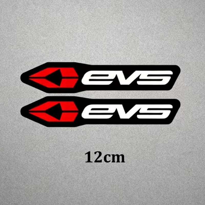 2Pcs EVS Electric Vehicle Logo Reflective Sticker Motorbike Body Waterproof Modification Decals for Bumper Triangle Window Glass