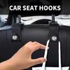 Car Seat Back Hooks Carbon Fiber Auto Rear Hanger Hook For Mercedes Benz AMG A C E GLC Clase CLA X253 W203 W204 W205 W221 W213