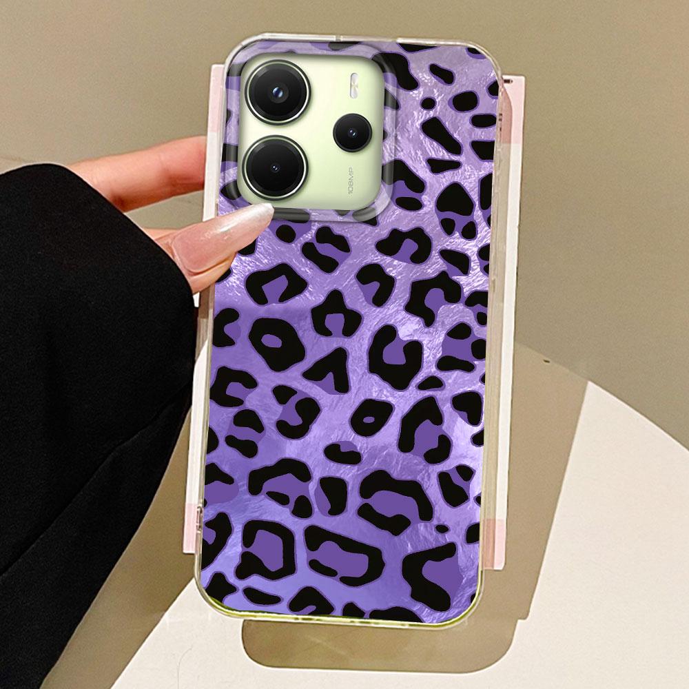 

Ретро чехол для телефона с леопардовым вихревым узором для Xiaomi Redmi Note 14 13 12 11 11S 10 10S 8 9 Pro 15C 9C 13C 14C A3 A3X 9C A1 Redmi Note 13 5G белый