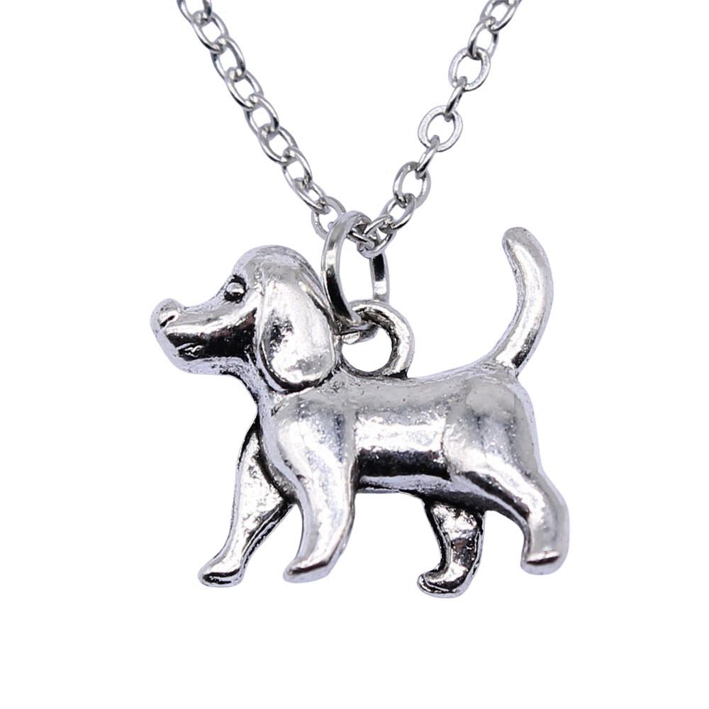 Horse Pendant Necklace Equestrian Animal Charm Jewelry 40cm Short Chain