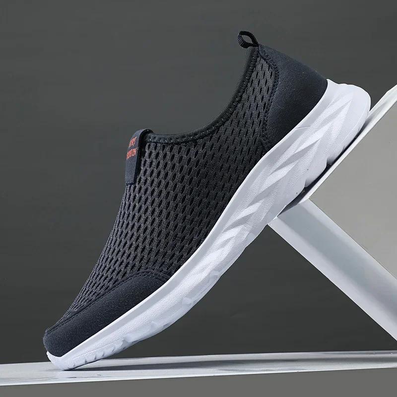2026 New Shoes Men Loafers Light Walking Breathable Summer Comfortable Casual Shoes Men Sneakers Zapatillas Hombre Plus