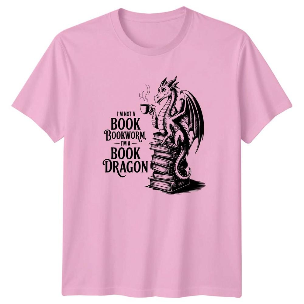 I Am Not A Book Bookworm TShirt Dragon Lover Literature Reading